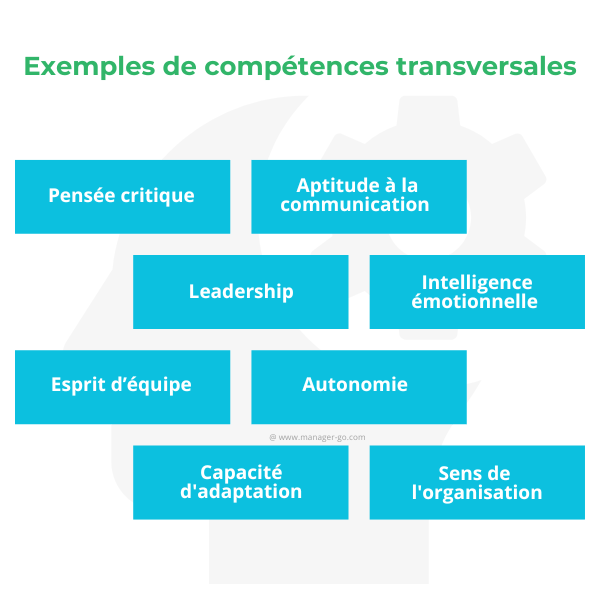 Exemples de compétences transversales