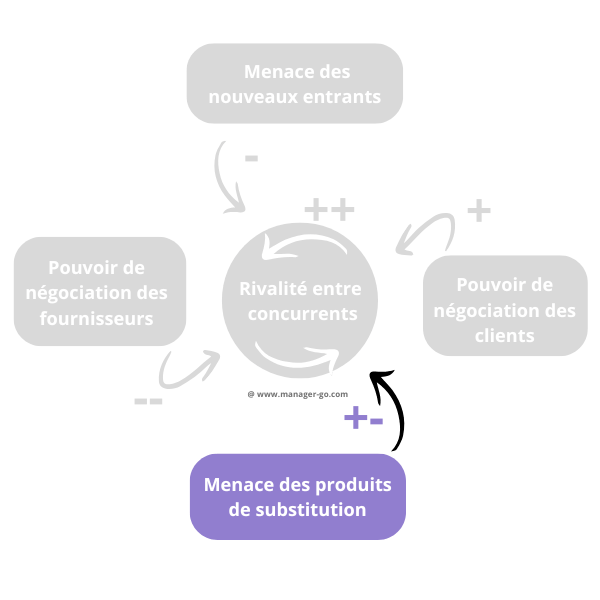 Porter : menace des produits de substitution