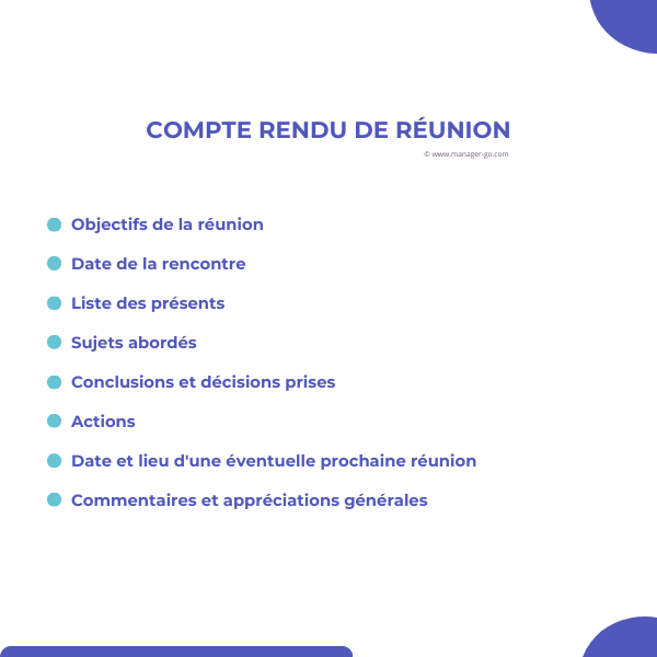 Rédiger un compte-rendu de réunion